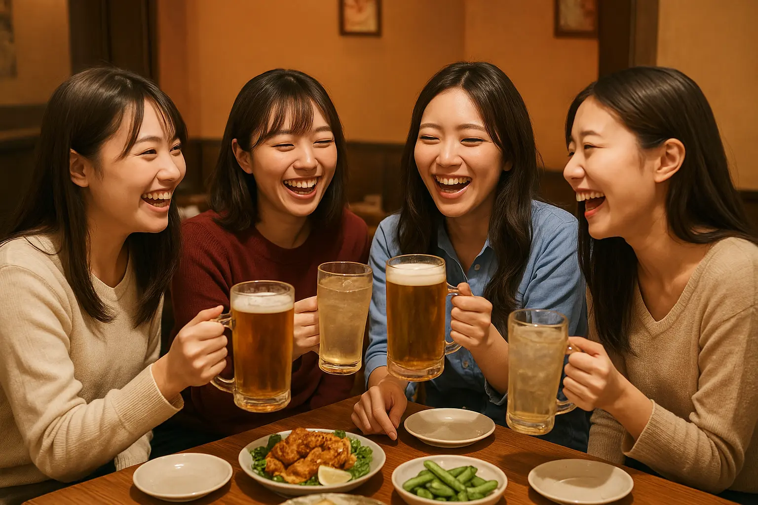 札幌市ススキノ・大通での宴会コンパニオン利用シーン